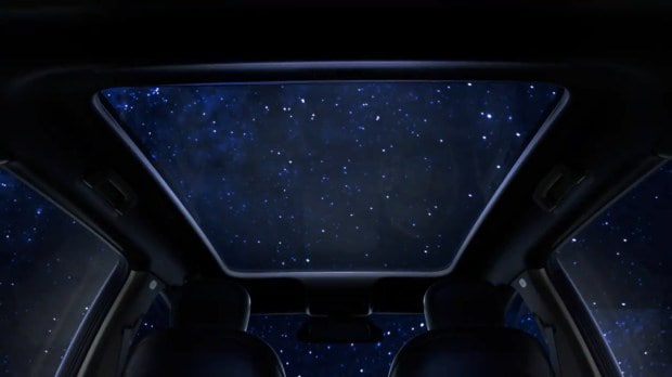 MG Windsor glass roof