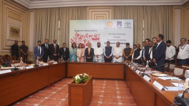 Toyota Kirloskar Motor signed a Memorandum of Understanding (MoU) with Government of Maharashtra.