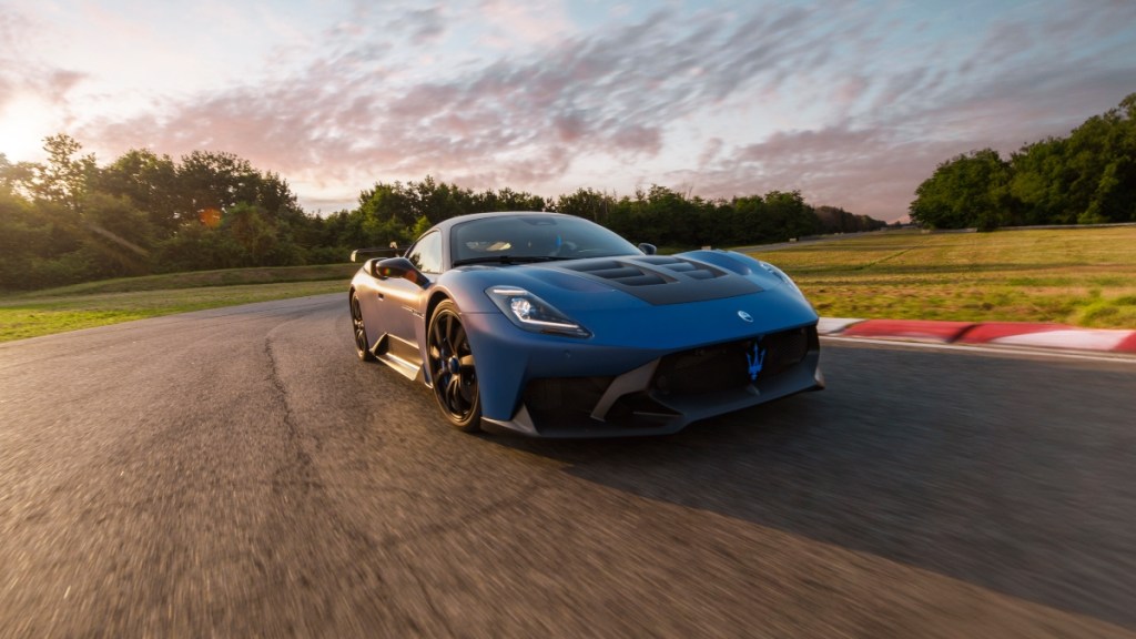 Maserati unveils new Maserati GT2 Stradale sports car at the Monterey Car Week in California.