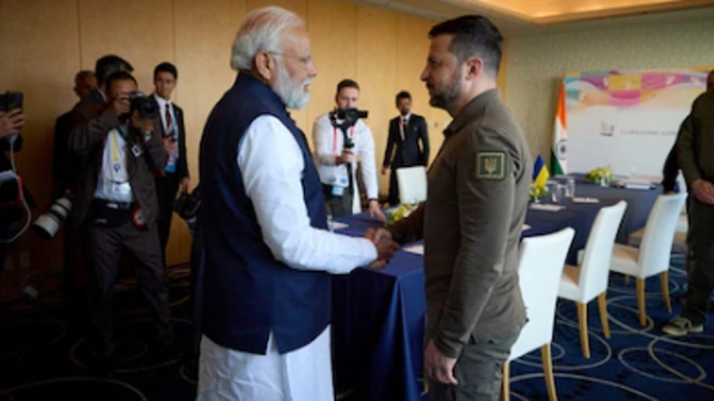 President Zelenskyy and PM Modi paid homage at the Martyrologist Exposition in Kyiv.