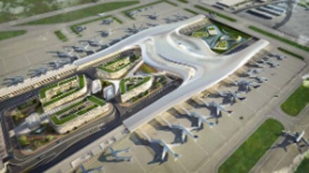 The new green field airport will also get the country’s first automated people mover system which will ferry passengers across the terminals.