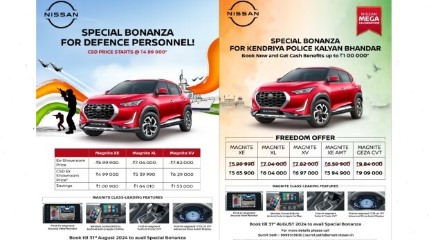 Nissan Magnite Freedom offer