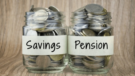 Pension and savings Pension and savings