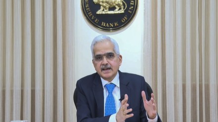 Reserve Bank of India (RBI) Governor Shaktikanta Das delivers the Monetary Policy statement, in Mumbai, Thursday, Aug. 8, 2024. (Screengrab/RBI)