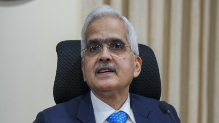 Reserve Bank of India (RBI) Governor Shaktikanta Das addresses a press conference on monetary policy statement, at the RBI headquarters in Mumbai, Thursday, Aug. 8, 2024. (PTI Photo)