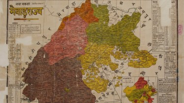 Rare map of Mewar State