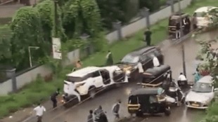 SUV Crash Ambernath viral video: According to police reports, the collision took place at Chikhloli and was the result of a severe family dispute between the father and the son.
