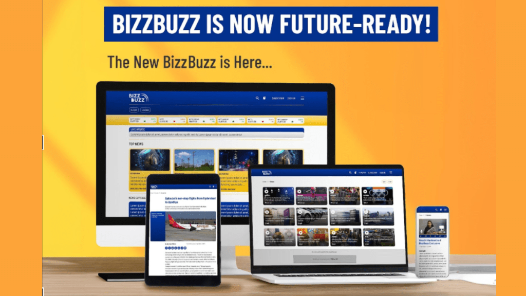 The website’s blue and yellow colour scheme is intended to deliver a consistent user experience across phones, tablets, and PCs.