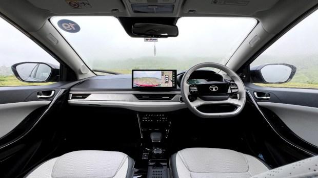 Tata Curvv EV dashboard