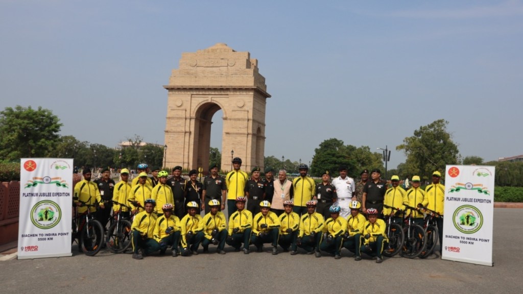 Territorial Army marked platinum jubilee by embarking on historic expedition. Territorial Army marked platinum jubilee by embarking on historic expedition.