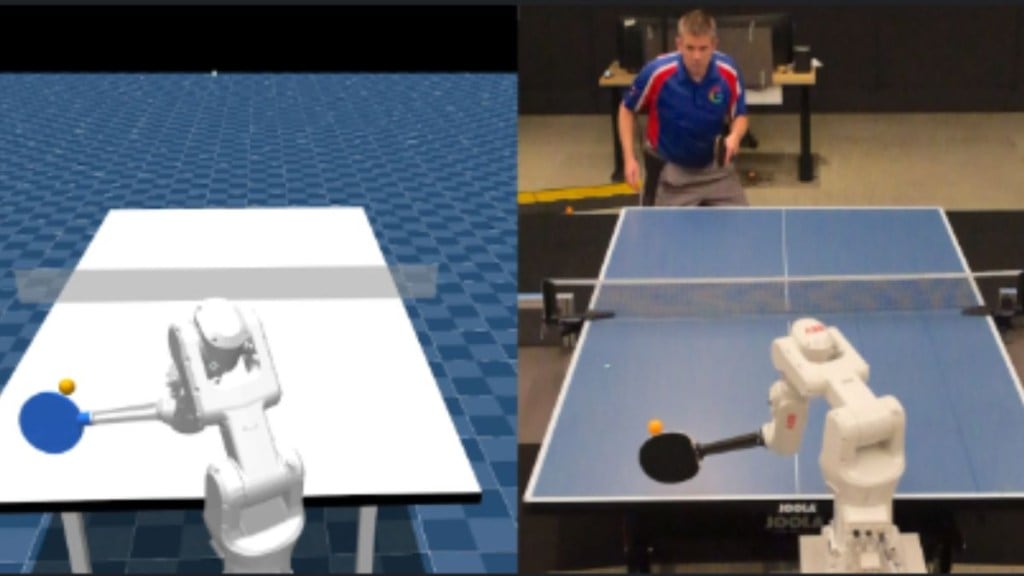 Robots might be the new table tennis player, as DeepMind develops robots for playing table tennis