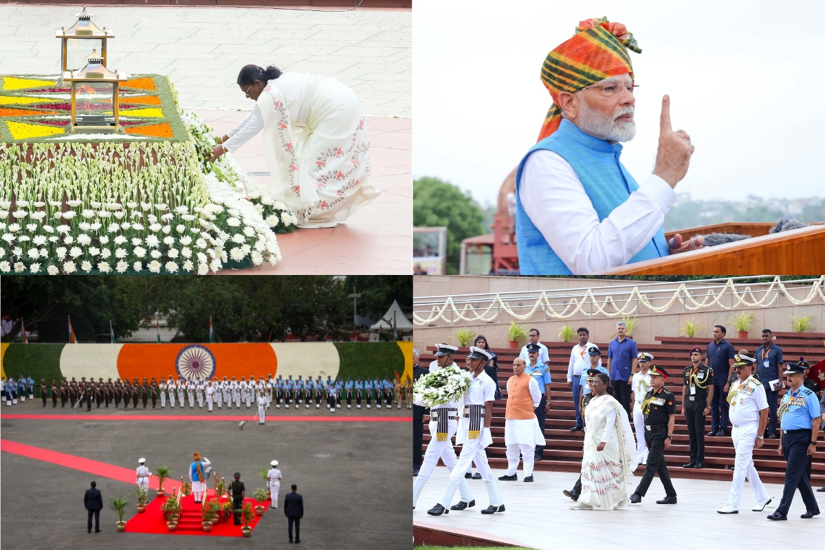 India celebrated its 78th Independence Day on Thursday. From the ramparts of Delhi's Red Fort, Prime Minister Narendra Modi gave his 11th consecutive Independence Day speech. From education, economy to industry, the PM touched on multiple topics. Here are some photos from India's 78th Independence Day celebration.