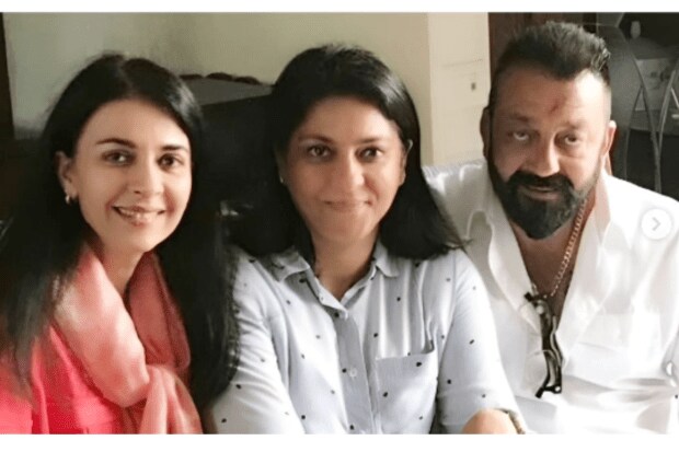 Sanjay Dutt posted pictures of himself and his sisters Priya and Anju on Instagram. He wrote, 