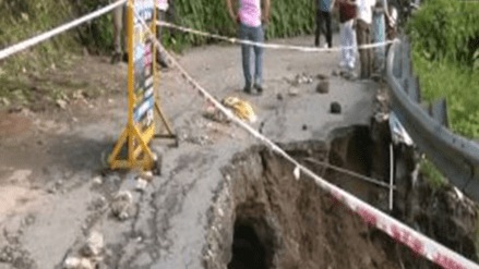 Uttarakhand road repair Mussoorie-Kempty