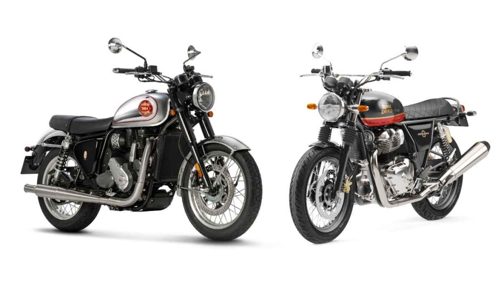 bsa goldstar vs interceptor