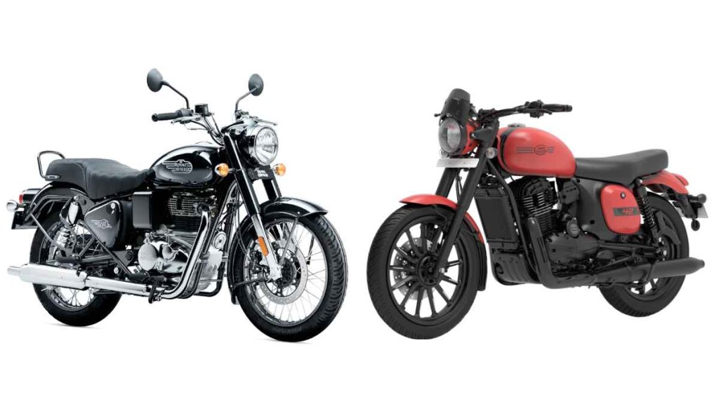 new bullet 350 vs jawa 42