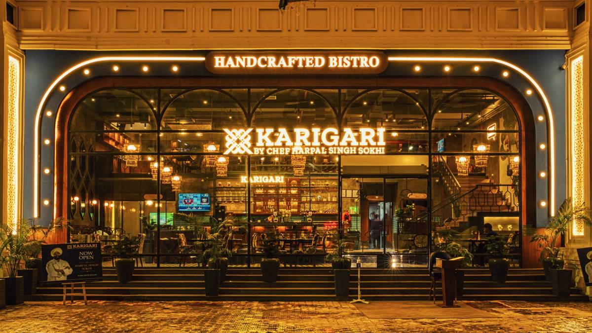 Karigari, Karigari review, Karigari food, Karigari Chef Harpal Singh Sokhi, Karigari ambience, Karigari interiors Karigari, Karigari review, Karigari food, Karigari Chef Harpal Singh Sokhi, Karigari ambience, Karigari interiors