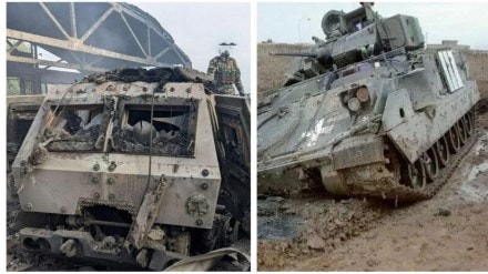 Russia destroys NATO tanks