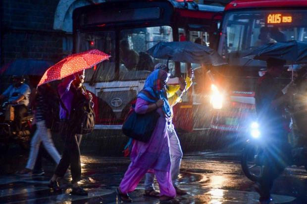 Mumbai police and the civic body have urged residents to stay indoors, posting advisories on social media. “Mumbaikars, if not required, avoid stepping out of home,” the BMC shared on X. (PTI)