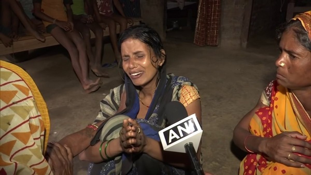 Mother of deceased girl child. (Image Source: ANI) Mother of deceased girl child. (Image Source: ANI)