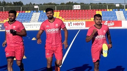 Team India Trains in Moqi. (Image Source: ANI)
