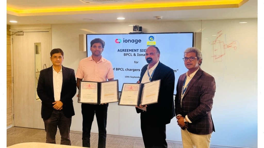 Bharat Petroleum and Ionage partnership