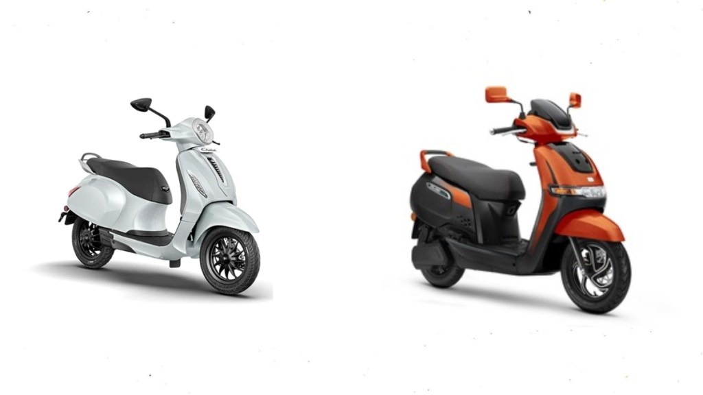 Bajaj Chetak Blue 3202 vs TVS iQube: Comparison - Bike News | The ...