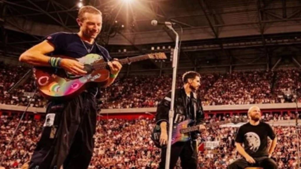 Coldplay, Coldplay concert, Coldplay Ahmedabad, Coldplay Ahmedabad tickets, how to book Coldplay tickets, Coldplay india concert, Coldplay songs, Coldplay top 5 songs, Coldplay members, Coldplay news, Coldplay infinity tickets
