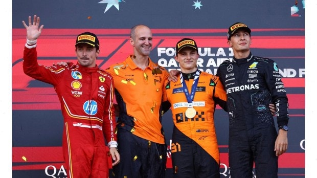 F1 Azerbaijan podium