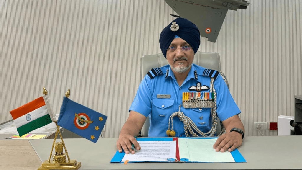 Air Marshal Tejinder Singh was awarded the Vayu Sena Medal in 2007 and Ati Vishist Seva Medal in 2022 (Photo: PIB)
