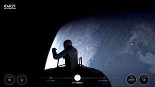 They launched from Florida on Tuesday, rocketing farther from Earth than anyone since NASA's moonwalkers (Photo: X)