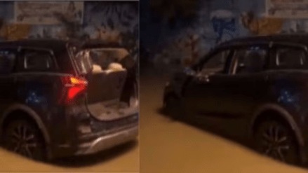 Sub-Inspector Kumar further added that the occupants of the SUV removed the barricades and proceeded through the underpass