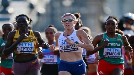 Ugandan marathon runner Rebecca Cheptegei, who competed in last month’s Paris Olympics, has suffered burns to over 75% of her body after allegedly being doused with petrol by her boyfriend. (Image Source: Reuters)