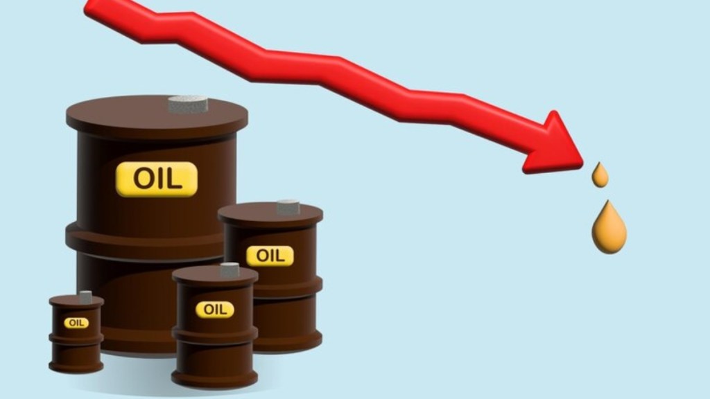 Sliding oil prices