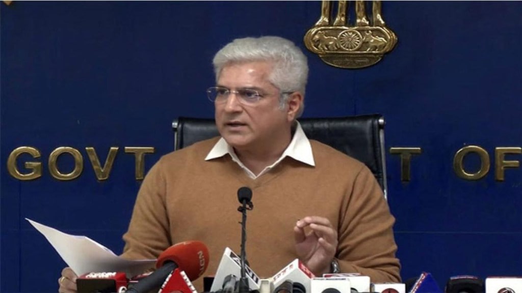 Delhi Minister Kailash Gahlot Quits AAP. (Image: ANI)