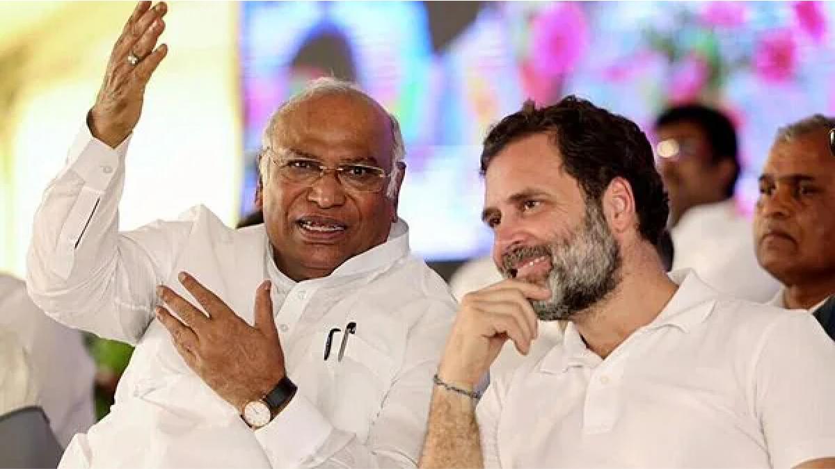 Congress president Mallikarjun Kharge and party leader Rahul Gandhi( Image: File/ANI)