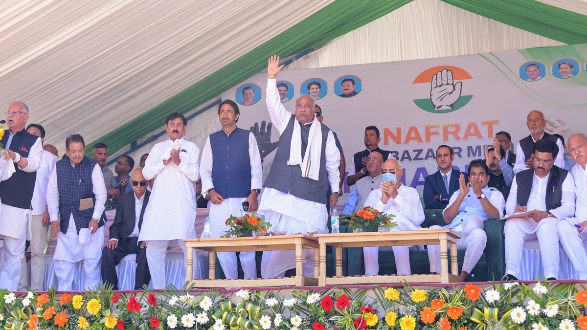 Congress president Mallikarjun Kharge. (Photo: Twitter/@Congress)