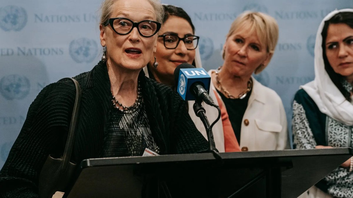 Meryl Streep highlights Afghan women's plight at UN Meryl Streep highlights Afghan women's plight at UN