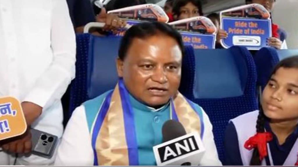 Mohan Charan Majhi on Vande Bharat trains Mohan Charan Majhi on Vande Bharat trains