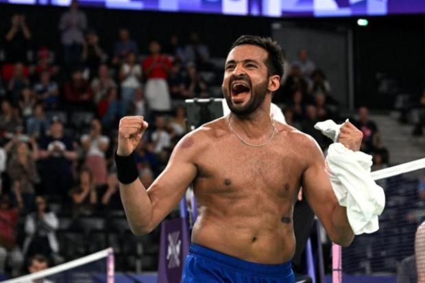 Nitesh Kumar brought home the men’s singles SL3 Gold medal after defeating Great Britain’s Daniel Bethell. (Reuters)