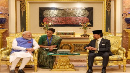 PM Modi with Brunei's Sultan