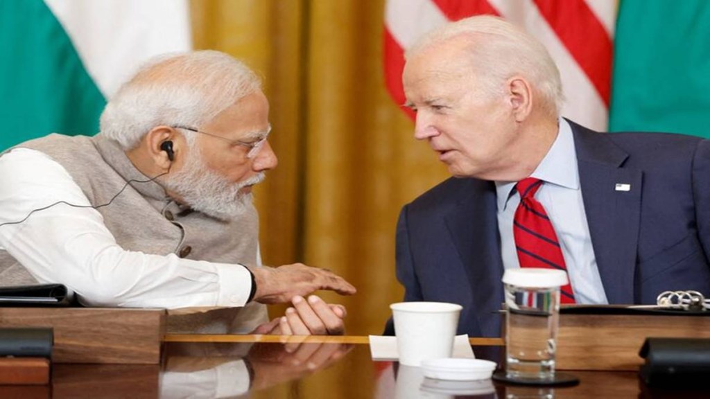 PM Modi with Joe Biden