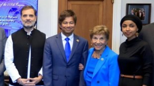 BJP takes 'anti-India' jibe as Rahul Gandhi meets US lawmaker Ilhan Omar