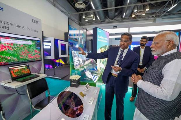 PM Modi also mentioned that India provides an integrated environment for the semiconductor industry and will also offer ease of doing business.(Photo source: PTI)