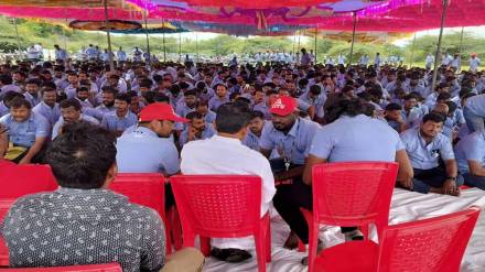 Samsung workers strike