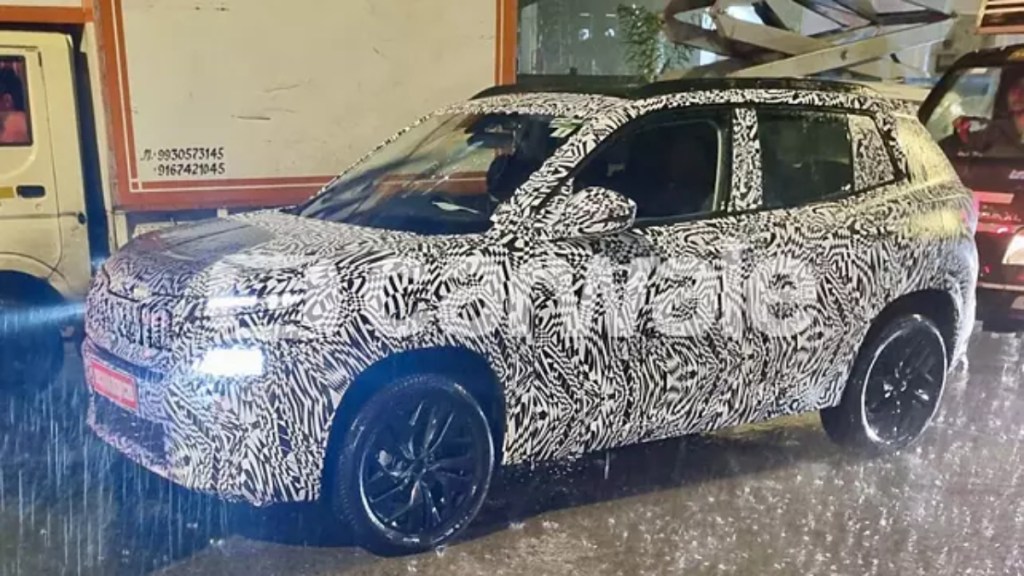 Skoda Kylaq spied