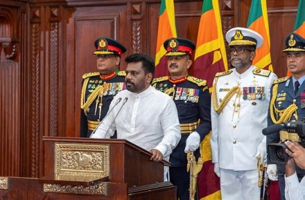 Anura Kumara Dissanayake sworn in as Sri Lanka’s new President. (Photo: Reuters)