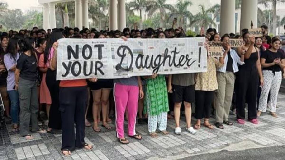 Student protest in Patiala
