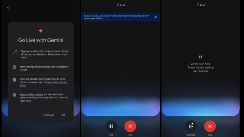 Gemini Live has about 10 new voice modulations that you can use