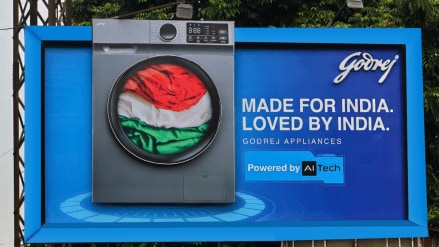 According to the company, this campaign is being executed in collaboration with Madison Outdoor Media Solutions and 3 Scratch Films ensuring widespread visibility and impactful communication. (Image Credits: Godrej Appliances)